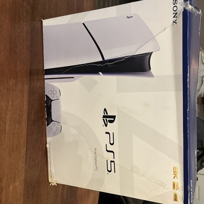 Sony PlayStation 5 Slim Disc Edition 1TB White with controller, tested and works