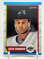 1989-90 O-Pee-Chee #199 Keith Crowder Los Angeles Kings