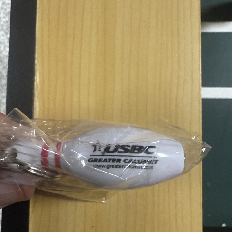 USBC Greater Calumet BOWLING PIN KEY CHAIN WITH LIGHT NEW
