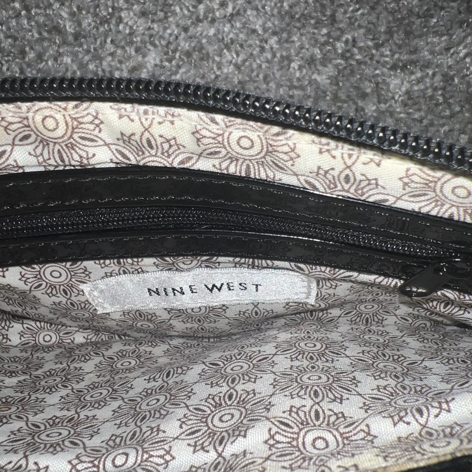 Cartera negra de gamuza sintética NINE WEST Foto 4 de 4