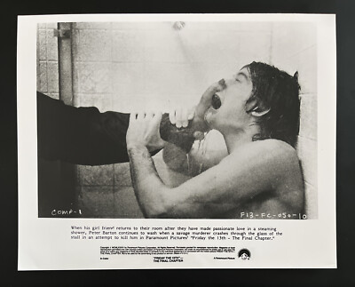 Friday The 13th The Final Chapter Press Photo 1984 Jason Horror RARE (B)