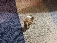 New Mexico 90 Silver Handcrafted Washington Quarters coin ring size 6  2008