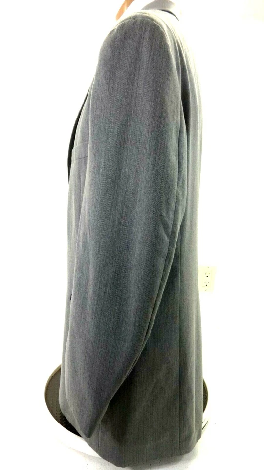 TRAJE ESMOQUIN PERRY ELLIS NOCHE HOMBRE GRIS LANA 46L 43-44 X 33 PANTALONES Foto 3 de 4