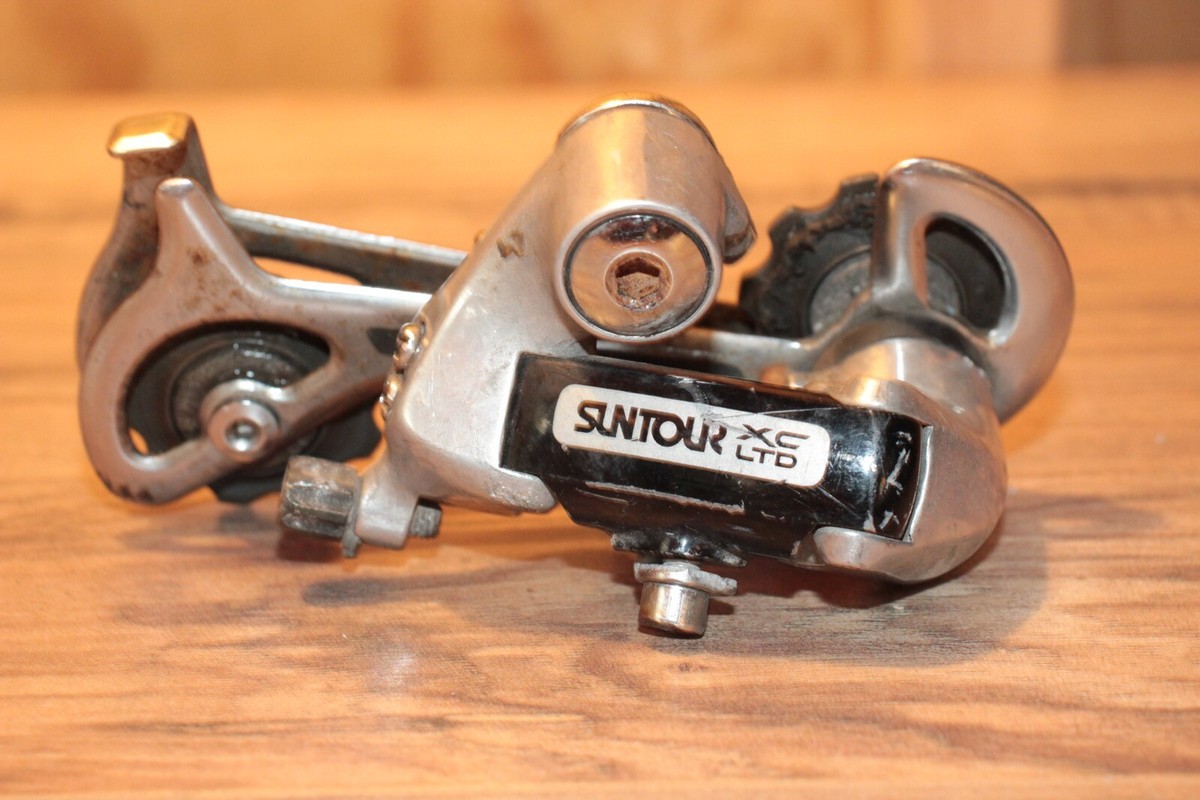 Vintage Suntour XC LTD Accushift Rear Derailleur Long Cage
