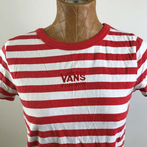 Short Sleeve Red Striped Basic T-Shirt 