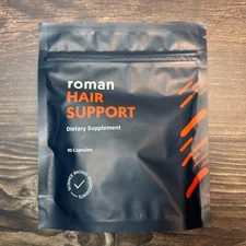 Roman Hair Support - Hair Growth Formula - 90 Caps - Free Ship - Exp: 10/26