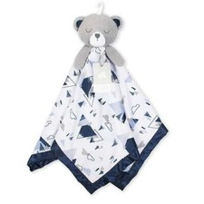 Just Born Baby Boys Security Blanket Bear XL NEW 25x25 Cute Cuddly Soft Gerber