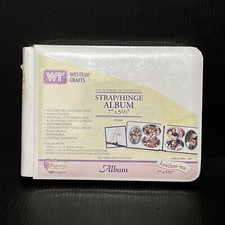 Westrim Crafts WT Strap / Hinge Album 7 X 5 1/2 29304 Leather-Tex Cherished