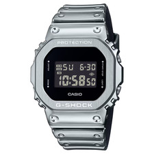New Casio G-Shock Full Metal 5600Series Silver Men's Watch GM5600YM-8