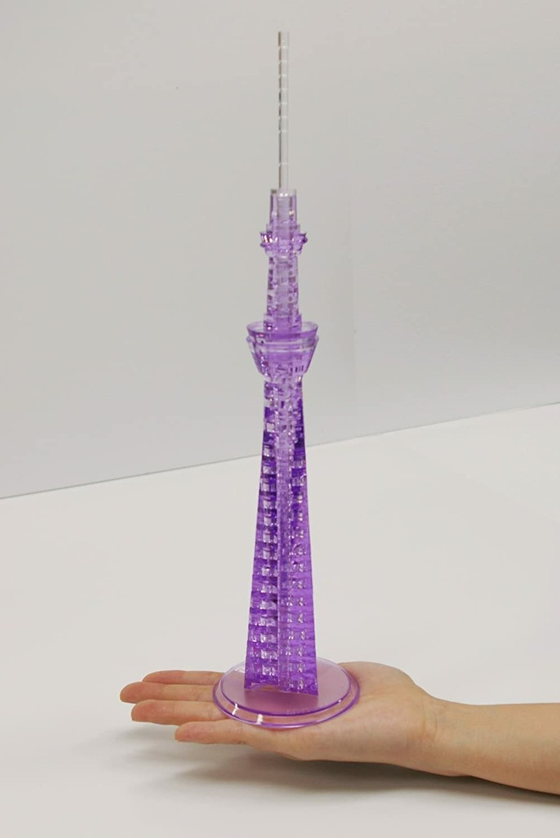 Beverly 3D Crystal Puzzle Tokyo Sky Tree (R) Miyabi 62 pieces