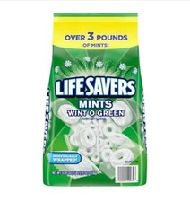 Life Savers Wint-O-Green Breath Mints Bulk Hard Candy 53.95 oz. 