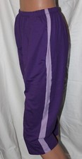FREEDOM FIT ZONE 100 COTTON ELASTIC WAIST CAPRIS PURPLE/LILAC WOMENS ALL SIZES