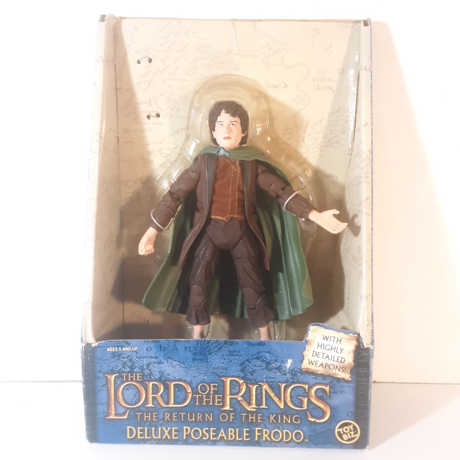 ToyBiz 2004 Lord of The Rings Deluxe Poseable Frodo 7