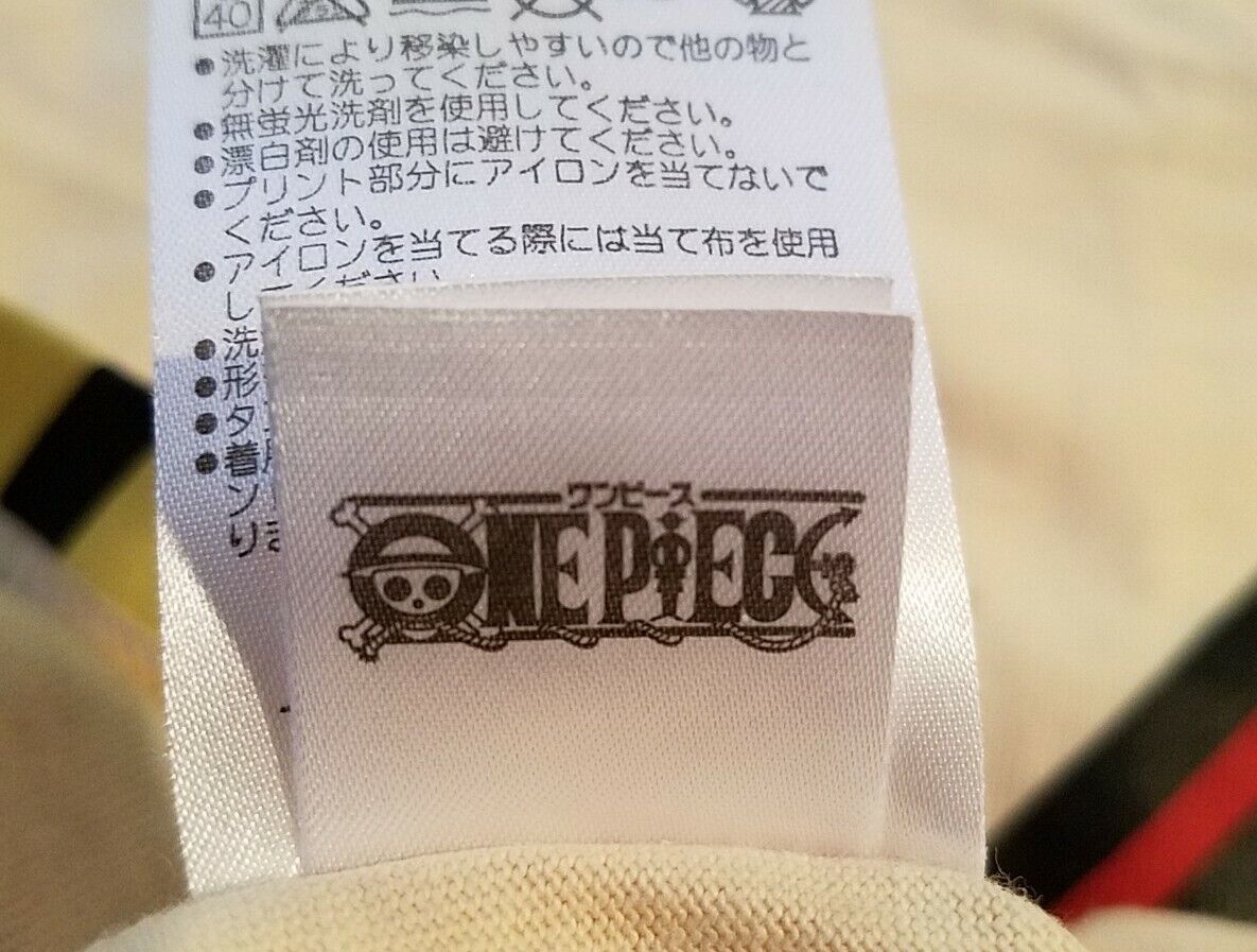 One Piece Luffy T-shirt Universal Studios Japan Limited Size