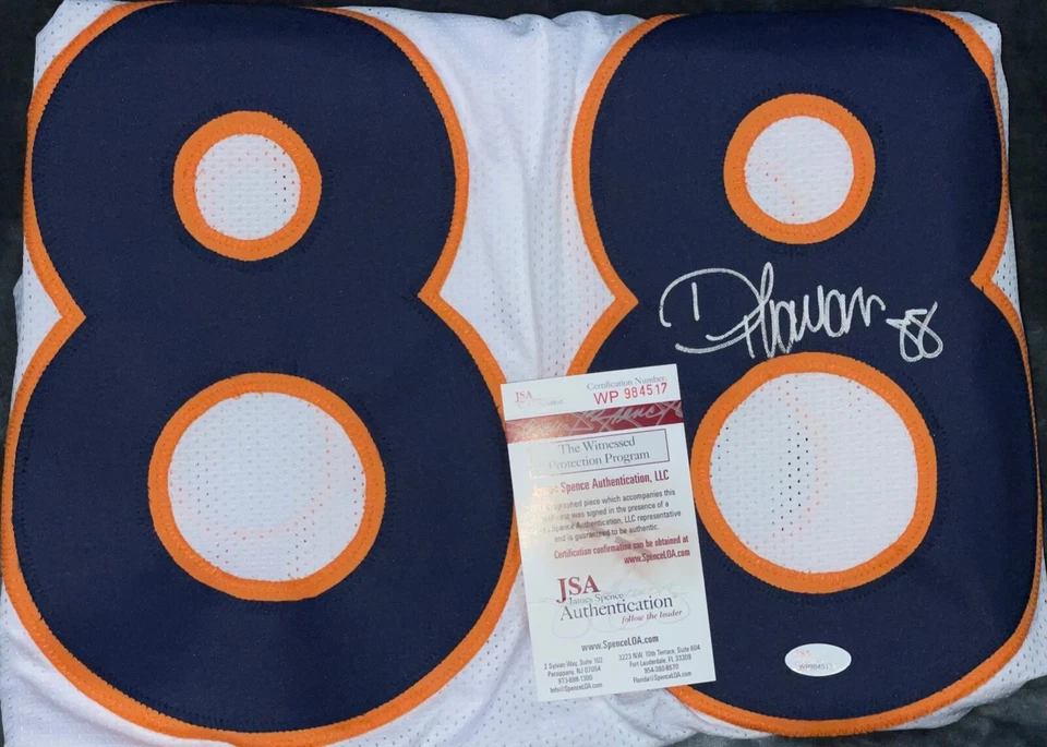 Demaryius Thomas "SB 50 Champ 4x Pro Bowl" Signed Broncos Jersey Autographed JSA - Image 3 of 4