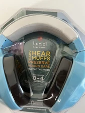 Baby Hear Muffs by Lucid Audio Muffle The Noise Preserve Young Ears 0-4 Yrs NEW