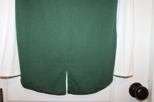 NWT New York Jets NFL Long Sleeve Vneck Tee Shirt Juniors Women L 11/13 - Picture 7 of 7