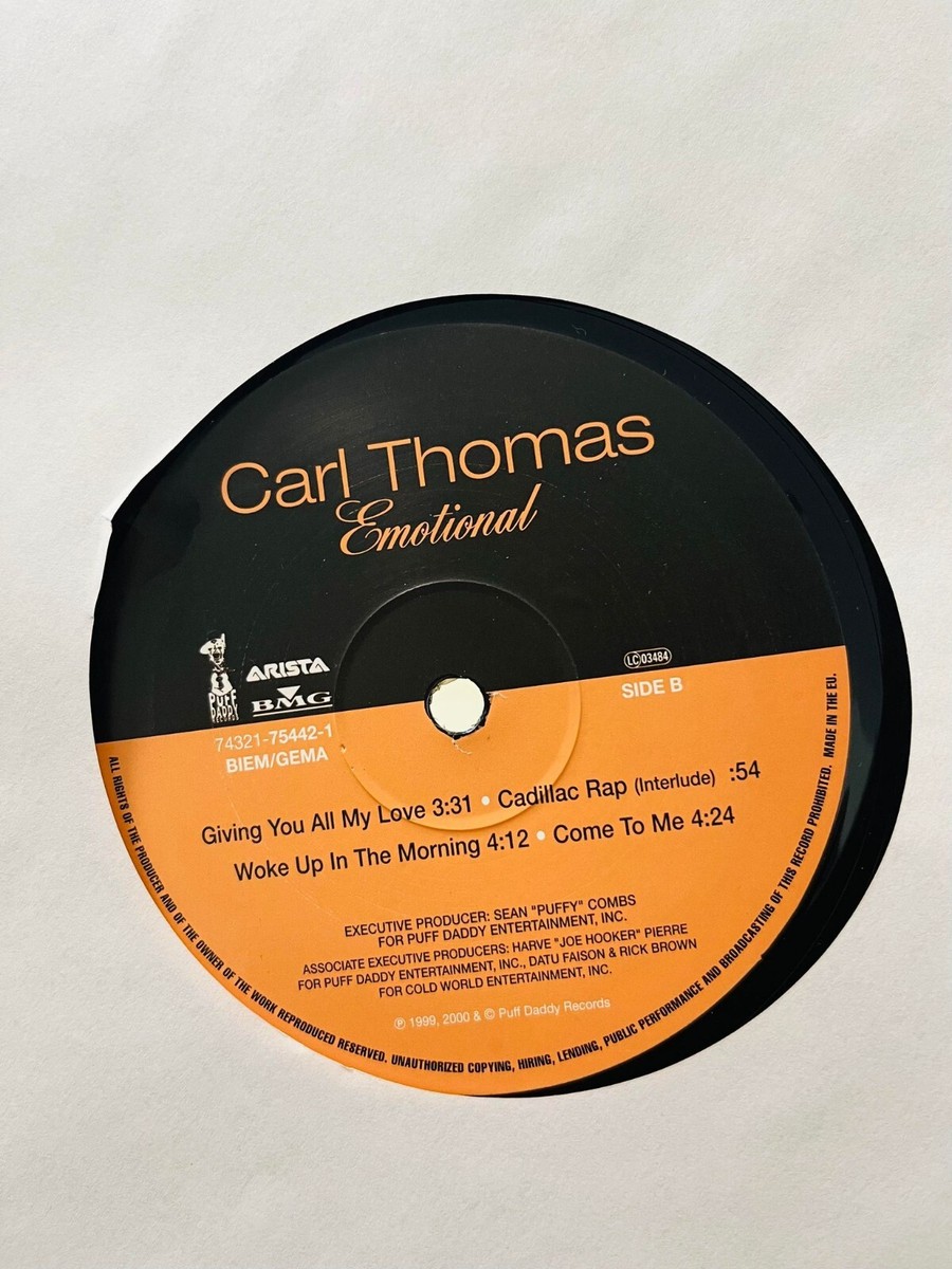 Carl Thomas / Emotional 2000 EU Original 2LP Vinyl Arista Carl Thomas / Emotional 2000 EU Original 2LP Vinyl Arista
