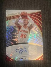 2022-23 Panini Revolution Atlanta Hawks John Collins 12/100 Fractal Auto #A-JCL