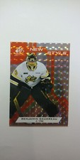 2021-22 UD Game Used New Style Orange 77/99 Benjamin Gaudreau #NS-BG Sarnia