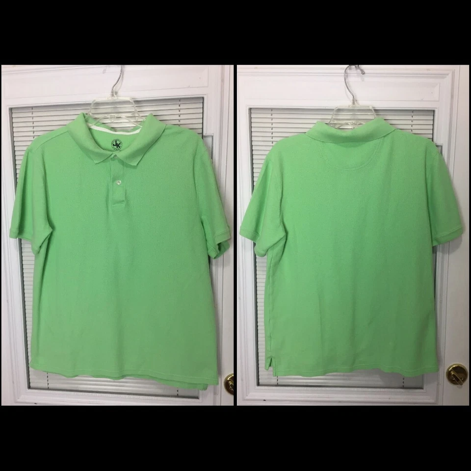 Lot of 4 J. Khaki Boy's Youth Red, Blue's & Green Polo Shirts Size XL RN 31104 - Image 4 of 4