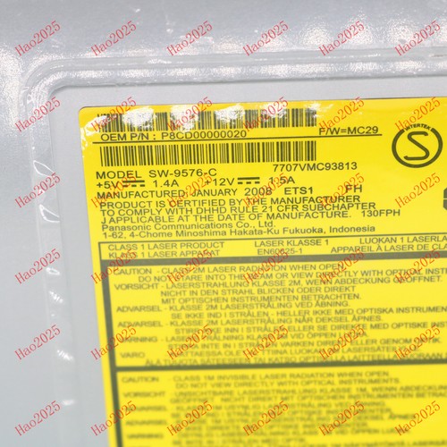 SW-9576-C For Panasonic Used Clip-on DVD-RAM Case DVD Burner Free Shipping - 第 1/4 張圖片