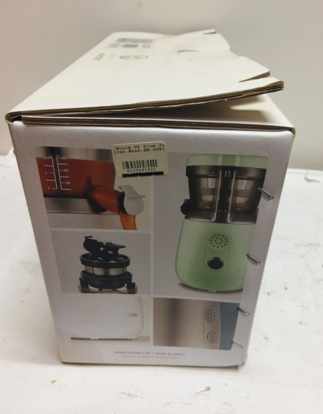 New Hurom HP Slow Juicer Mint Color HB-GGB12