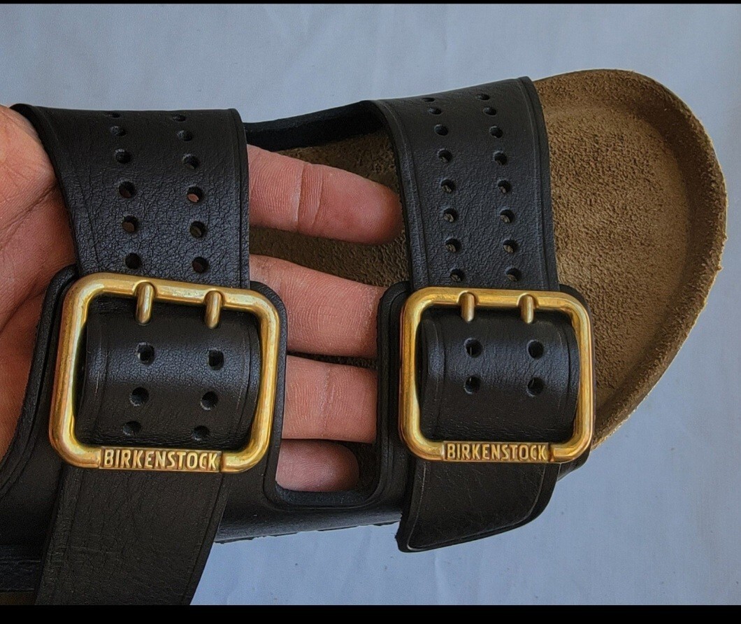 Birkenstock Milano Bold Gap Black Leather Regular Wide | eBay