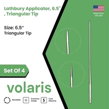 Set of 4 Lathbury Applicators, 6.5", Triangular Tip