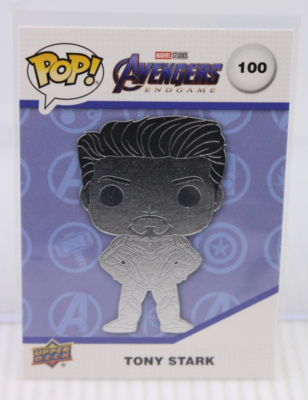 A7 Upper Deck Funko Pop Card Marvel Tony Stark 100 Platinum Insert