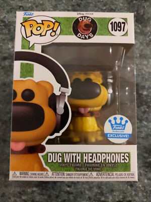 Funko Pop Dug mit Kopfhörern 1097 Dug Days Pixar Disney sorgfältig verpackt