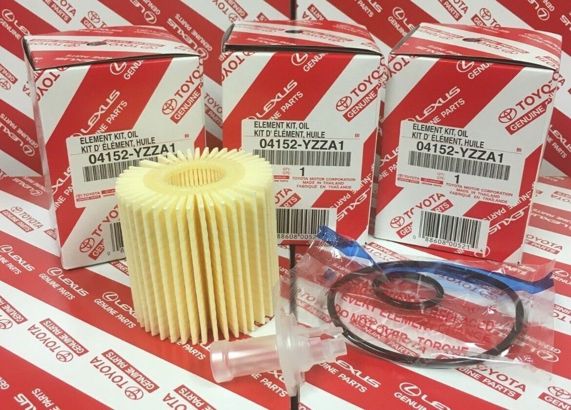 3PCS Toyota Lexus Scion Oil Filter OEM 04152-YZZA1 Fast Shipping
