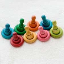 QToys USA Rainbow People Cups and Rings