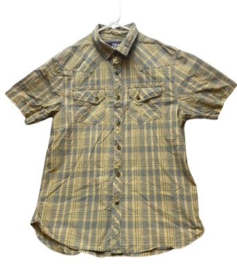 The North Face Shirt Adult Medium Khaki Button Up Pocket California Heritage Men