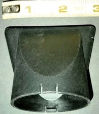 Unbranded Universal Fit Hair Dryer Nozzle Black 2 3/4" Wide 1 1/2" Opening New