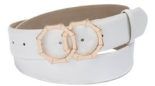 Inc International Concepts Double-Circle Bamboo-Buckle Belt, Size S 38 inches