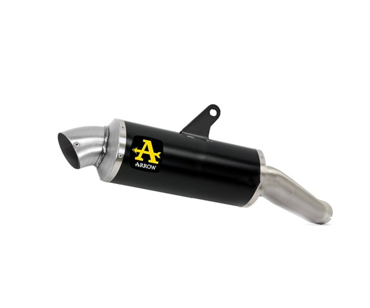 Exhaust Arrow Indy Race E5 Alu Black Ducati DesertX 950 2022