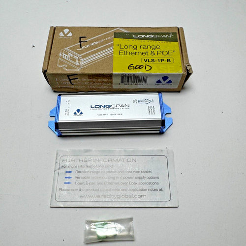 Veracity LONGSPAN VLS-1P-B Ethernet & POE Extender - Picture 2 of 3