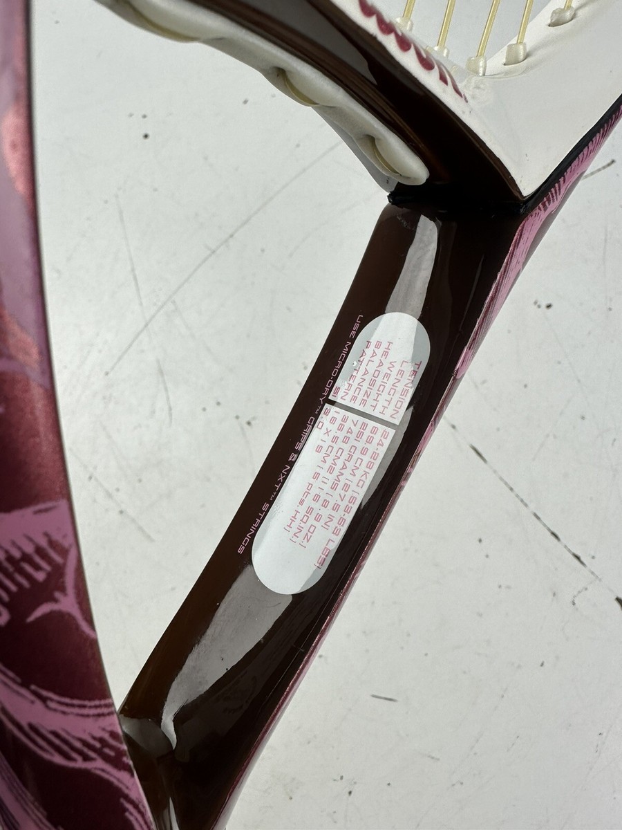 美品 Wilson ウィルソン n code W3 Gypsy Rose G1 Wilson Gypsy Rose NCode Racquet W3 Grip 116 in² (Needs