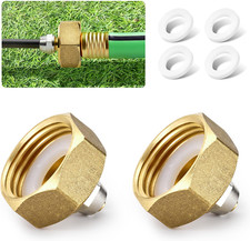 US Standard Faucet Adapter, 3/4'' to 1/4'' Hose Adapter, Convert 3/4" Female Hos