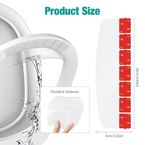 4 Pack Pee Guards for Toilet Seats, Potty Training Guard Adults and