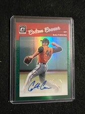 2023 Donruss Retro' 1990 Optic Green 3/5 Holo RC Colton Cowser #1990-CC Orioles