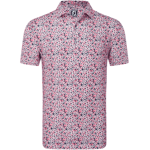 FOOTJOY 2025 PRIMROSE PRINT MENS GOLF POLO SHIRT / ALL COLOURS @ 45% OFF RRP - Picture 3 of 22