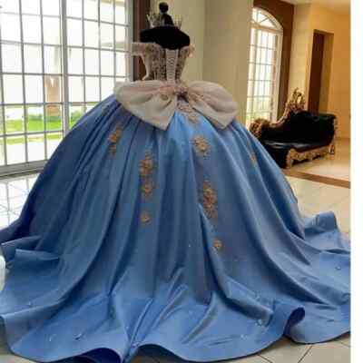 blue illusion dresses LaDivine CB136CL Prom Dress - Blue