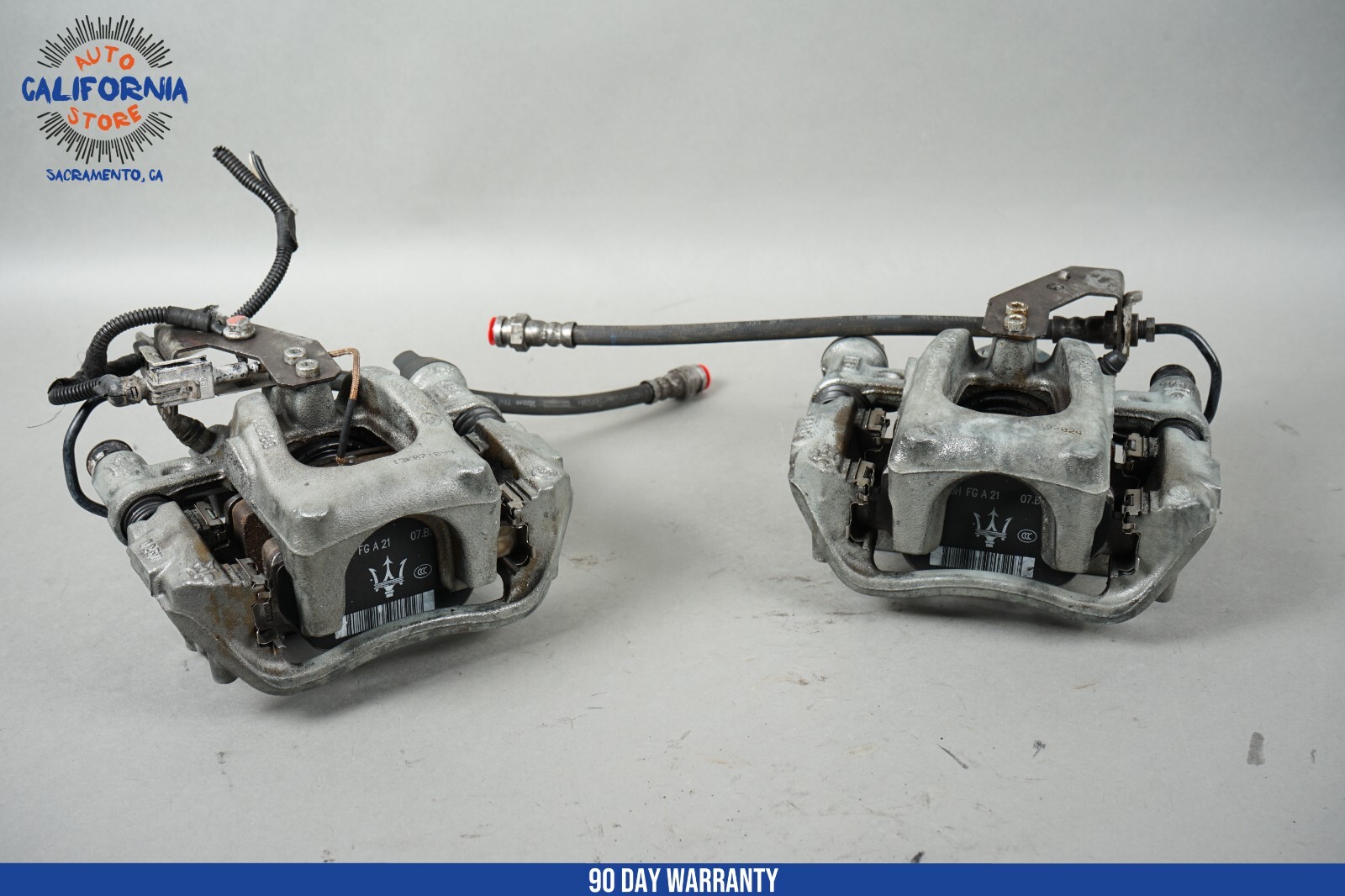 14-17 Maserati Ghibli M157 Rear Right & Left Brake Calipers Caliper Set of 2 OEM