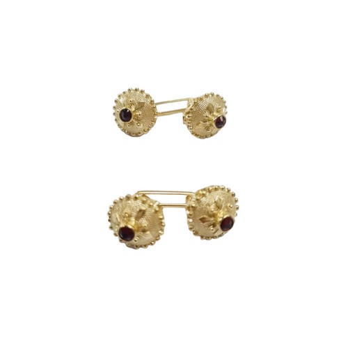 set per 4 Bottoni in argento dorato costume sardo tradizione sardegna
