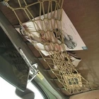 VW Beetle -64 Luggage Net for Roof, Headliner, Color: Bamboo (01-029)
