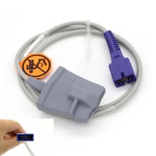 Fit for Nellcor OxiMax Adult Soft Finger-tips Spo2 Sensor Probe 1M 9 pins N-560