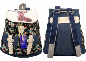 boho canvas backpack