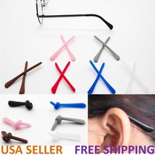 Silicone Temple End Tips Repair Sleeves for Eyeglasses Sunglasses 65mm Soft Grip